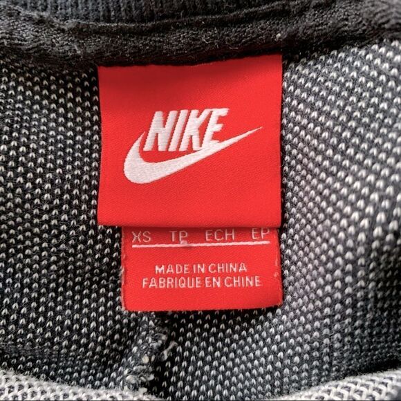 NIKE women Birdseye crew raglan hi-lo black white - Picture 4 of 10